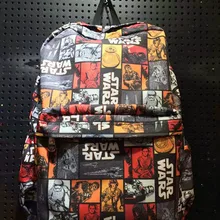 Звездные войны Красочные Модные ПУ Рюкзаки Мультфильм школьный рюкзак повседневные Студенческие Сумки Путешествия ранец унисекс