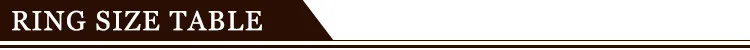 ring size table