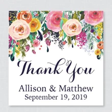 100 штук, 3-7 см, индивидуальный заказ, Свадебный день рождения крещения наклейки, конфеты коробки для подарков этикетки, ваш текст, квадрат