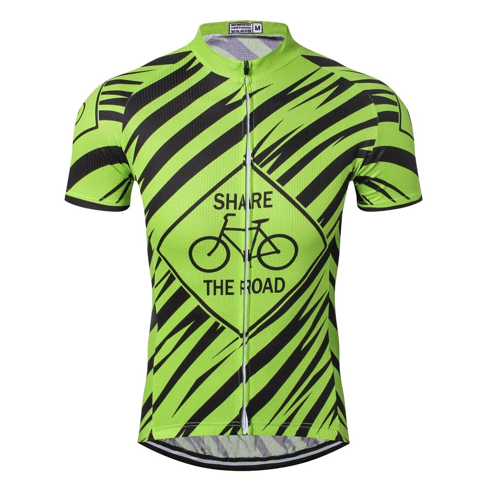 GREEN Cycling jersey Men's Bike Jersey 2018 road cycling jersey youth