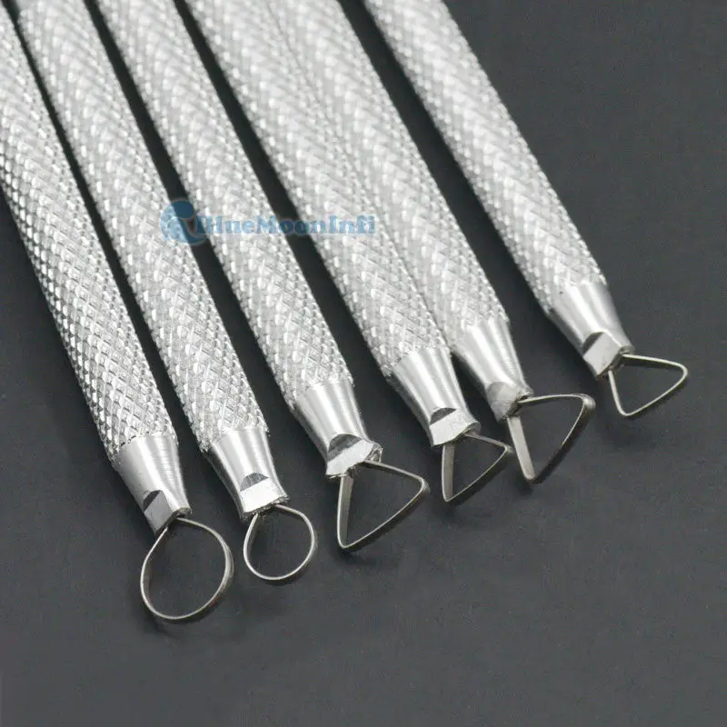 6 Pcs / Lot Aluminum Clay Sculpture Sculpting Tool Cutter Metal Tools Set Carving Scraping