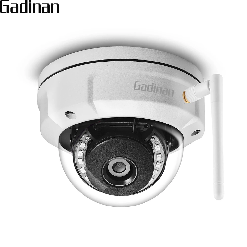 GADINAN iCSEE купольная IP камера антивандальная 5MP 2592*1944 WiFi 2,4G Беспроводная Проводная камера безопасности со встроенным слот карты Micro SD