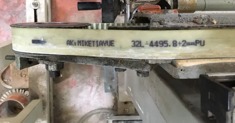 Полиуретановый Ремень ГРМ 32L 4495.8(472)/4448 175 (467)+ 2PU для стекломашины YinHong