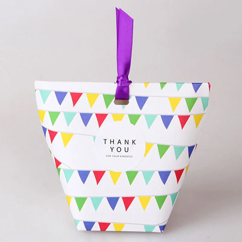 

10 pcs THANK YOU yellow flower grey Gift Bag Elegant Luxury Wedding Decoration Party Event Supplies Guest candy Bag