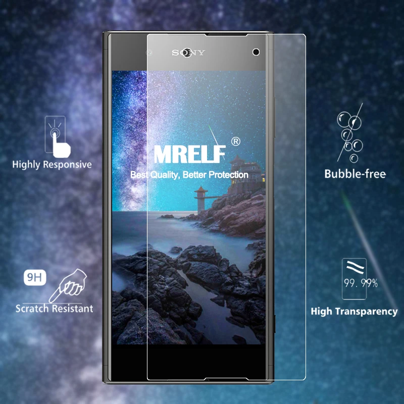 Защитное стекло MRELF для Sony Xperia XA1 Plus закаленное 9H 2.5D Plus|Защитные стёкла и плёнки| |