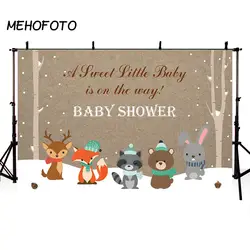 Фон для фотосъемки с изображением животных из мультфильма MEHOFOTO находится на пути, детский душ, день рождения, вечеринка, Фото Студийный фон