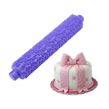 Urijk 1 шт. тесто Панели ремесел цветок помадка торт украшения Пластик Кухня Скалки DIY антипригарным тесто и выпечки инструменты