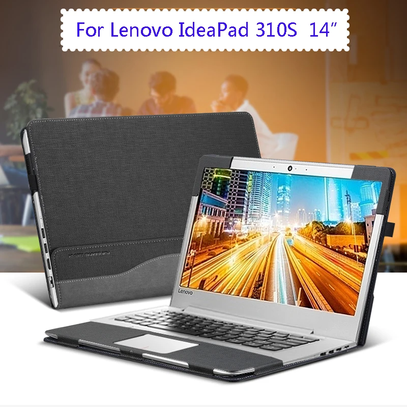 Искусственная кожа чехол для Lenovo IdeaPad 310 s 14 дюймов Сумка для ноутбука Тетрадь защитный рукав Стилусы как подарок