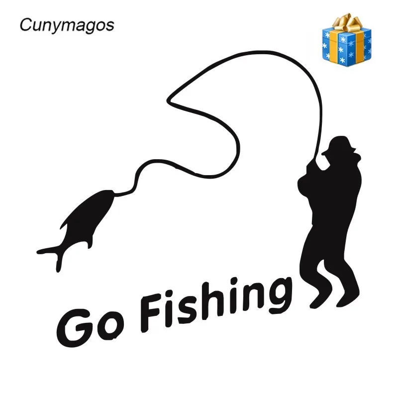 Cunymagos открытая спортивная рыбалка GO рыболовные наклейки автомобильные