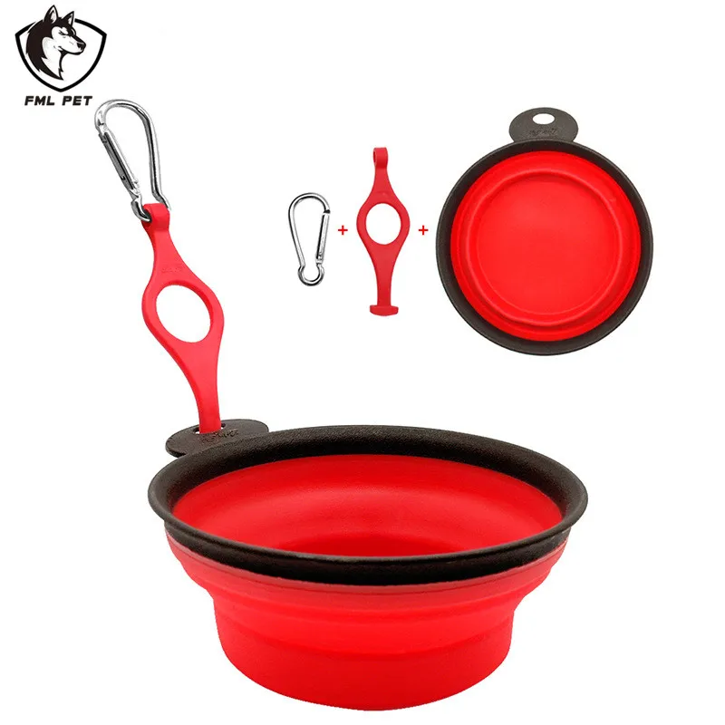 

Portable Dog Bowl TPE Pet Toy Colorful Puppy Feeder For Dogs Cats Daily Diet Drinking Travel 2Size 7Colors