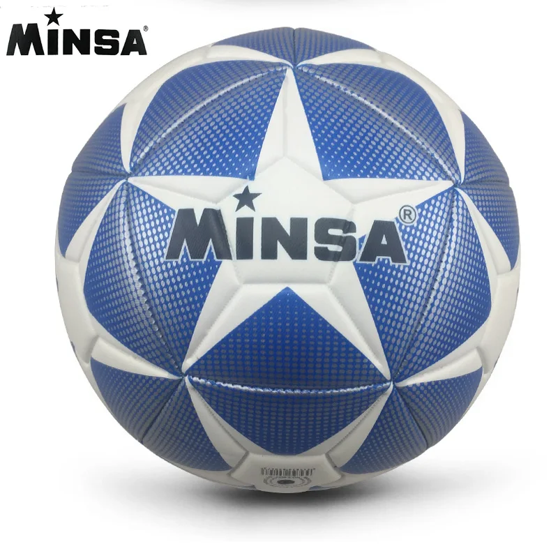 Горячая Распродажа бренд MINSA высококачественный Стандартный Футбольный Мяч A ++