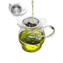 Ситечко для чая из нержавеющей стали с ручкой Сетчатый Контейнер для заварки держатель для чайные кружки чашки свободное заваривание чая инструменты ZA6476