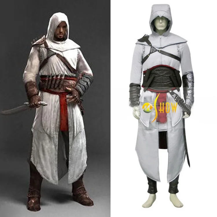 Video Assassin Creed Altair Cosplay Costume Men Men Carnival Cosplay Size Custom Wholesale S XXXL|costume star|costume jewelry chandelier earringscostume christmas - AliExpress