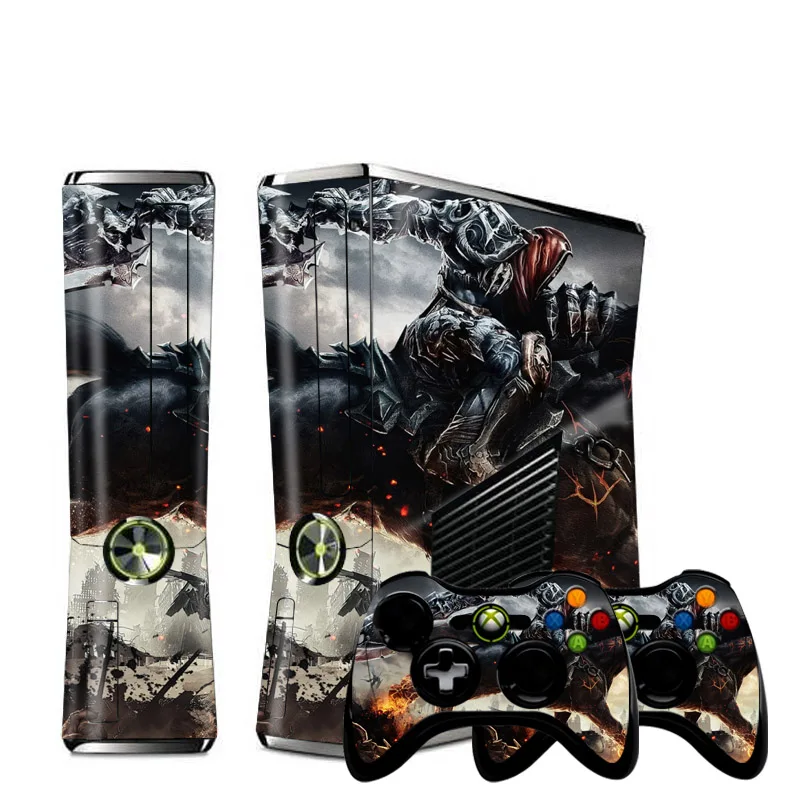 Чехол Warrior Joker на виниловую консоль для Microsoft Xbox 360 SLIM защитные наклейки контроллер