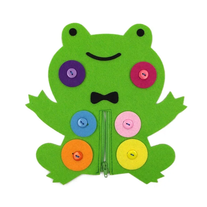 

Hand Zipper Button Teaching Kindergarten manual Diy Weave cloth Early Learning Education Toys Montessori Teaching Math Toys