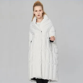 

New European Fashion 2018 High Quality Women Winter Jacket 90% White Duck Down Parka Thickening Warm Down Coat Female Jacket