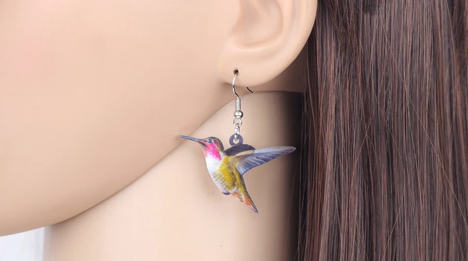 Hummingbird earrings