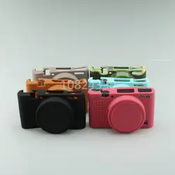 Цифровой Камера приятный мягкий силиконовой резины Камера объектива для SONY DSC-RX100M5 RX100M4 RX100M3 RX100 V RX100 IV RX100III