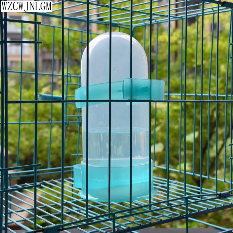 Bird feeder automatic drinker bird food container pigeons drinking water feeding dual use parrot pet supplies1pcs