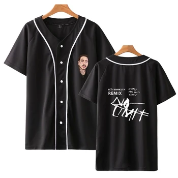 

2019 Post malone Hip Hop Style Post malone Baseball jacket For Men and Women Clothes Loose Casual Harajuku Jackets plus size