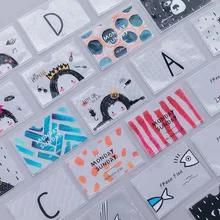 4 шт. корейский милый прозрачный розовый мягкий пластиковый бизнес-держатель для карт, стол, изображение, примечание, стол, дисплей, знак, держатель для подарочных карт, чехол