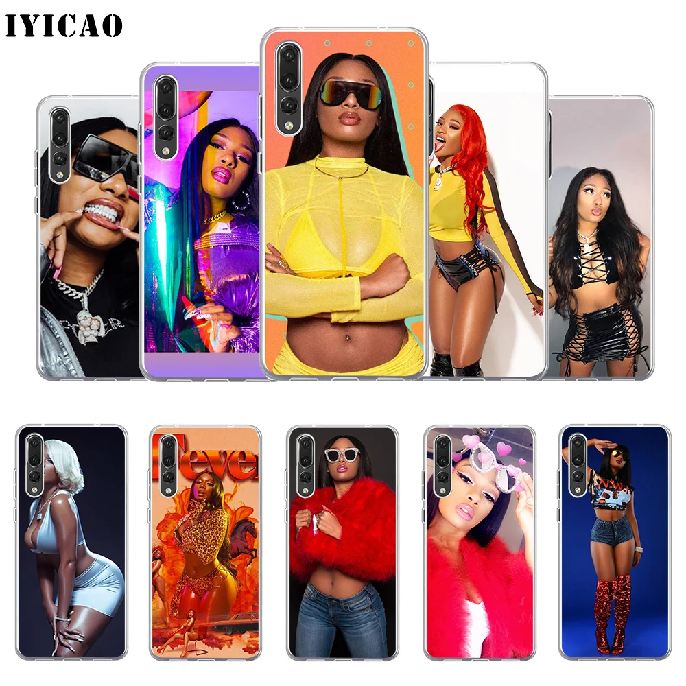 IYICAO Megan Thee жеребец Мягкий силиконовый чехол для телефона Huawei P30 P20 Pro P10 P9 P8 Lite P Smart TPU