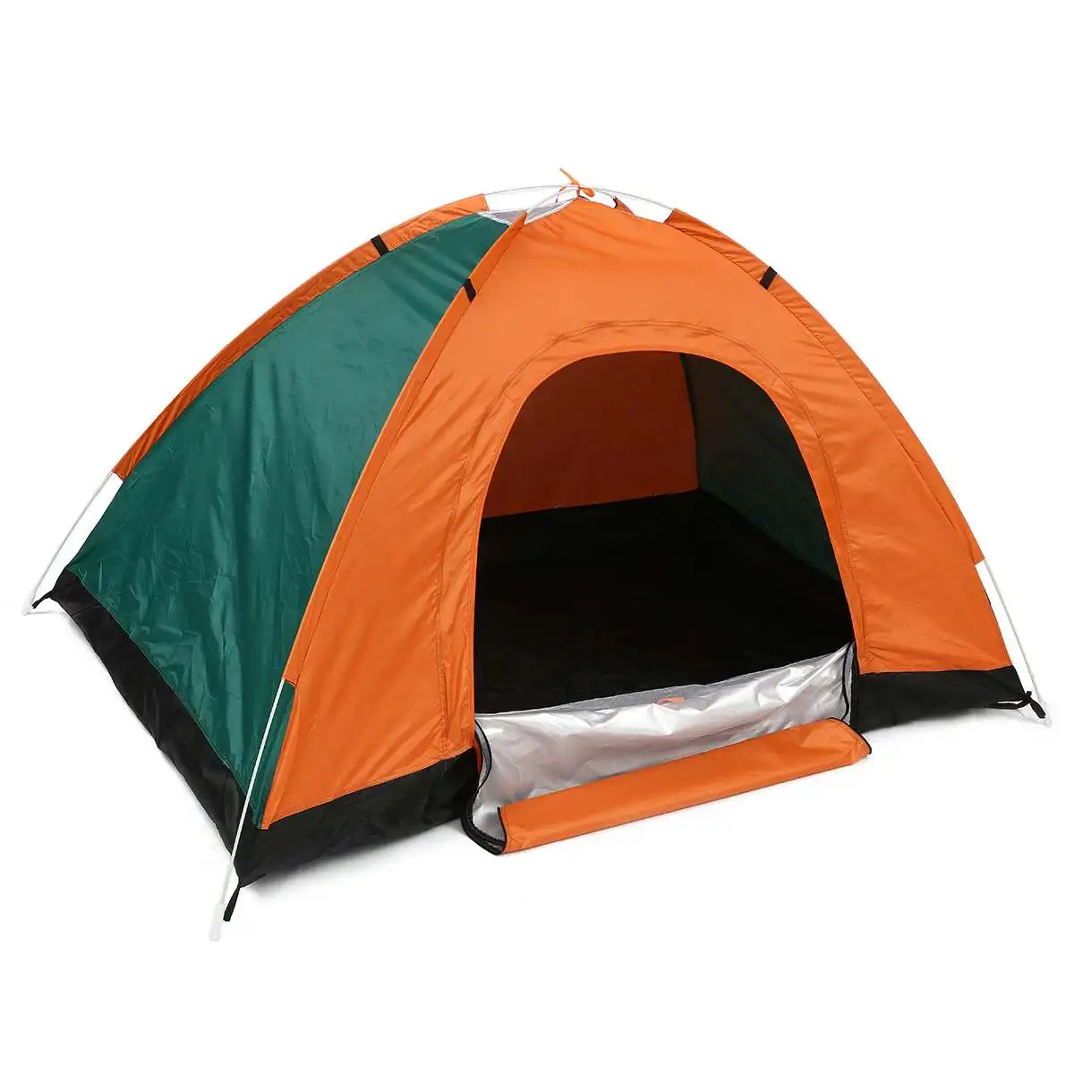 Открытый Палатки Портативный Кемпинг пляж палатка водонепроницаемый для солнечные укрытия, путешествия, Пешие прогулки большое пространство - Цвет: Оранжевый