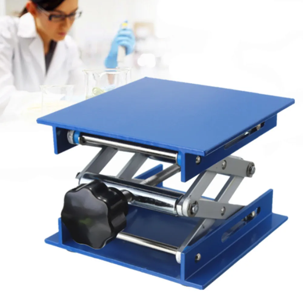 

4x4" Lab-Lift Lifting Platforms Stand Rack Scissor Lab-Lifting Aluminum 4cm-15cm