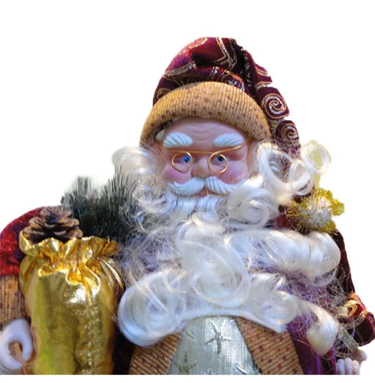 35 см/52 см Рождество сидя Санта Клаус куклы фигурка игрушка дома номер орнамент украшения Декор подарок Праздник Фигурки