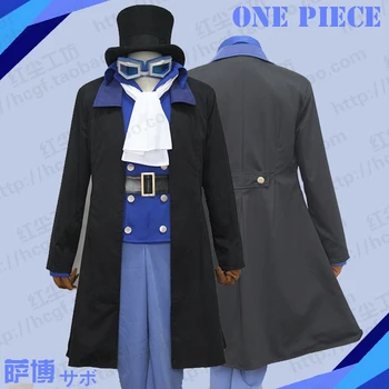 

Hot Anime One Piece Sabo Hallowmas Party Uniform Suit Clothing Cosplay Costume Custom-made Any Size Full Set