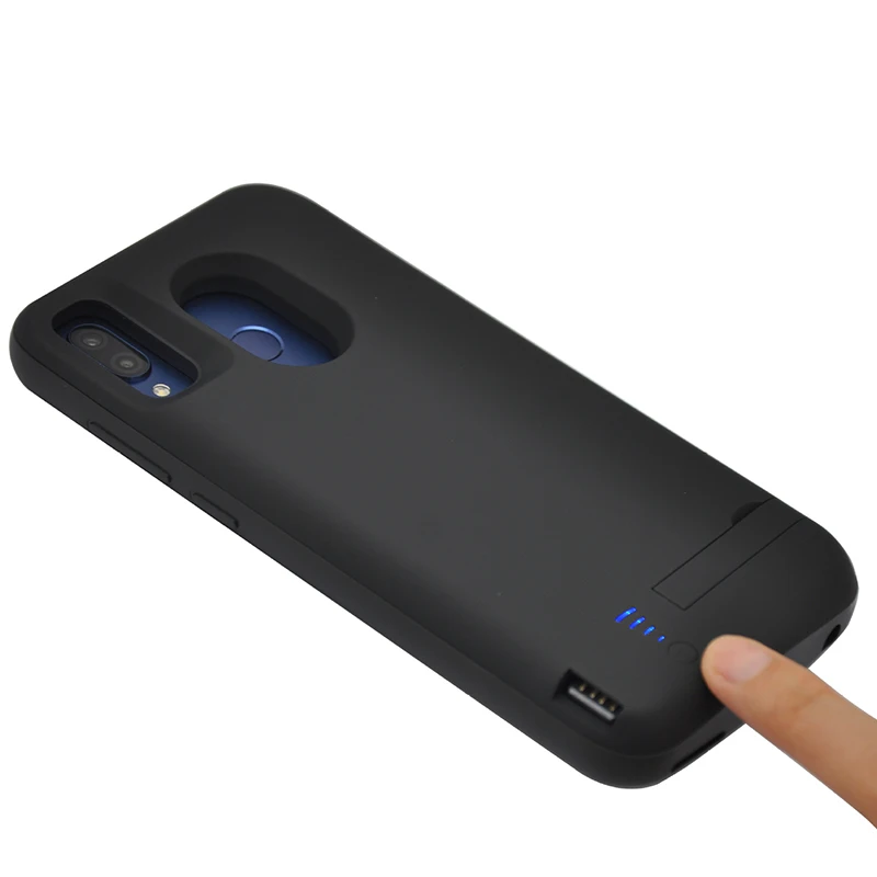 Fey-EU Battery case for Huawei Honor 20 5000mAh Portable Charging Case Extended Battery Pack for Huawei Honor 20 Pro Rechargeable Backup Charger Case with USB Power Bank & Kickstand Black Fey-EU Battery case for Huawei Honor 20 5000mAh Portable Charging Case Extended Battery Pack for Huawei Honor 20 Pro Rechargeable Backup Charger Case with USB Power Bank & Kickstand Black