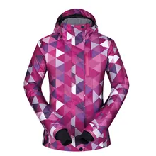 30 температурные лыжные куртки женские зимние ветрозащитные водонепроницаемые дышащие Теплые термо пальто с капюшоном зимние лыжные куртки бренды