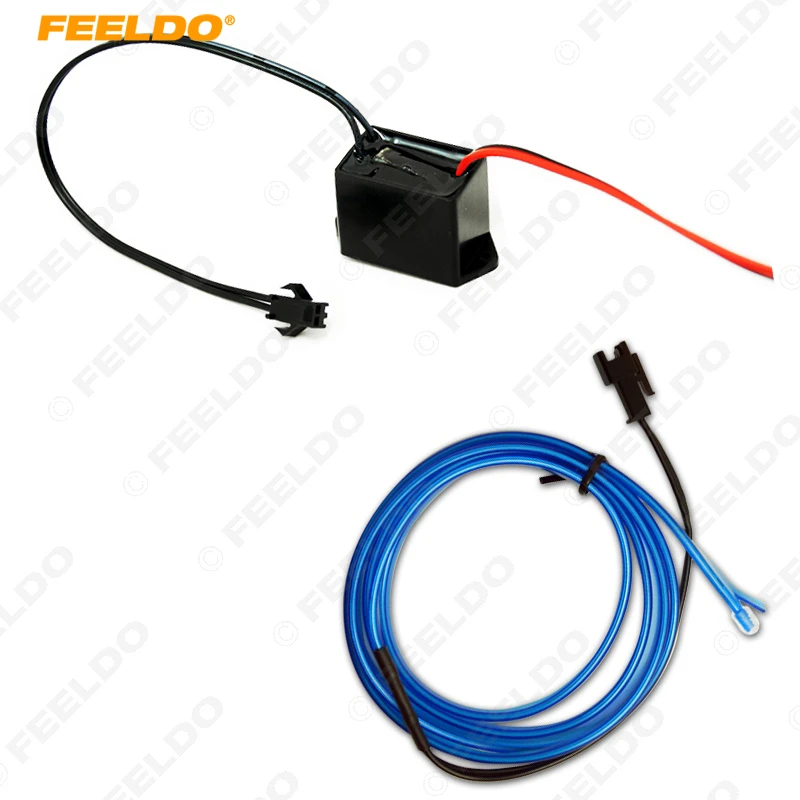 Feeldo 5/ m confortables Moulage Flexible EL Neon Glow Lighting Bande Corde avec fin pour d/écoration de voiture