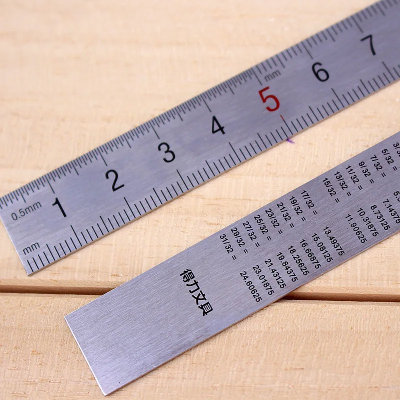 Линейка прямая Лазерная из нержавеющей стали 15 см 0 1 мм 8461 2 шт.|ruler for school|straight