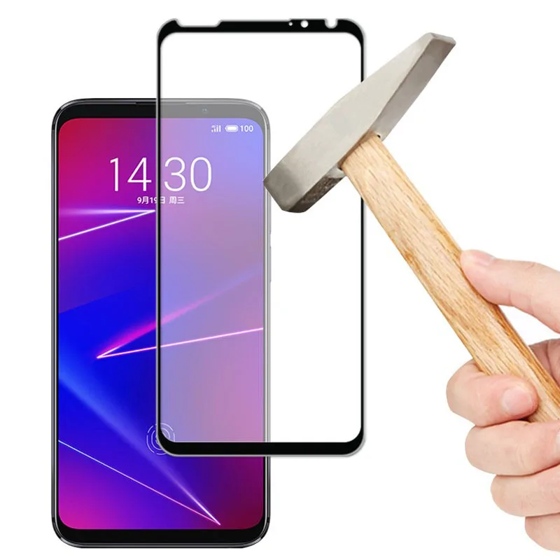 

3D Full Glue High aluminum Tempered Glass For Meizu 16XS Full Cover 9H Protective film Screen Protector For Meizu 16XS