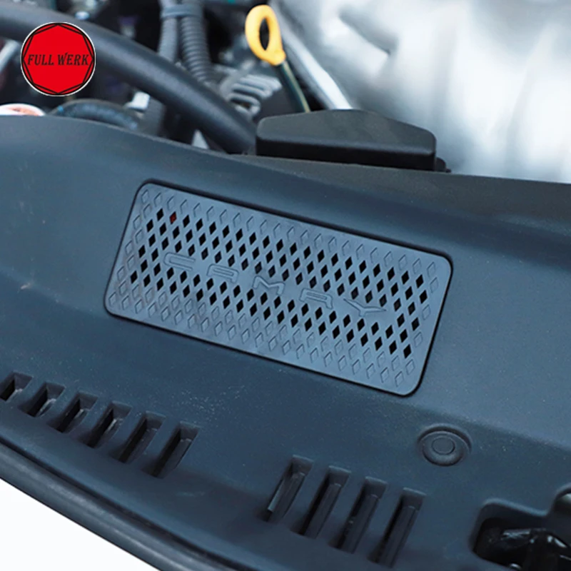 

ABS Car Styling Engine Air Inlet Vent Protective Cover Sticker Protection for Toyota Camry 8th 2018 Air Vent Plate ccessories