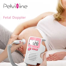 Pelvifine Портативный ЖК-дисплей Fetal Doppler детектор сердцебиения уход за ребенком бытовой для беременности плод измеритель пульса допплеровский монитор