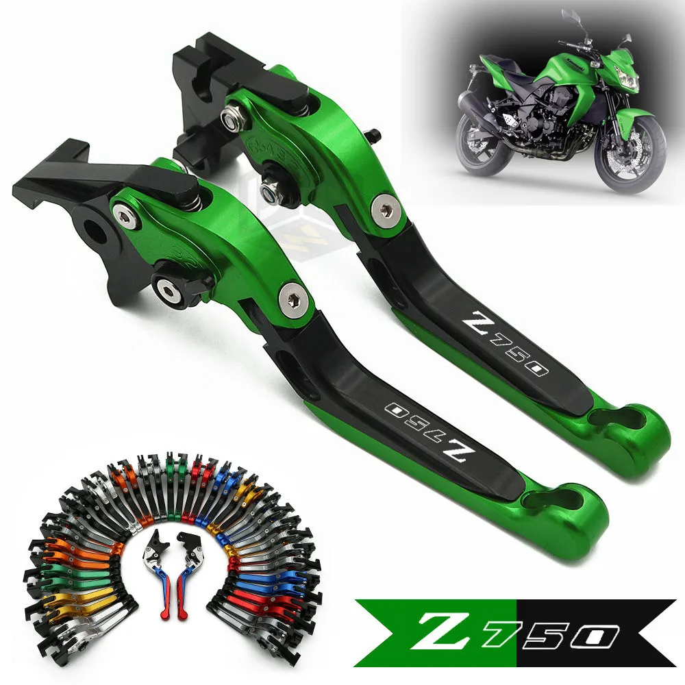 Складной Выдвижной регулируемый тормоз сцепления рычаги для мотоцикла Kawasaki Z750
