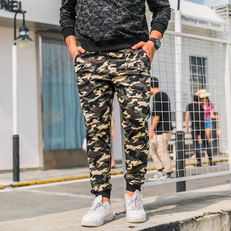 Fertilizante Claro Casuales Sueltos Tamaño Marea Los Pantalones De Grande Marca Para Pies Gran Aumentar Camuflaje 7xl Hombres La Plus OwvqFUg1
