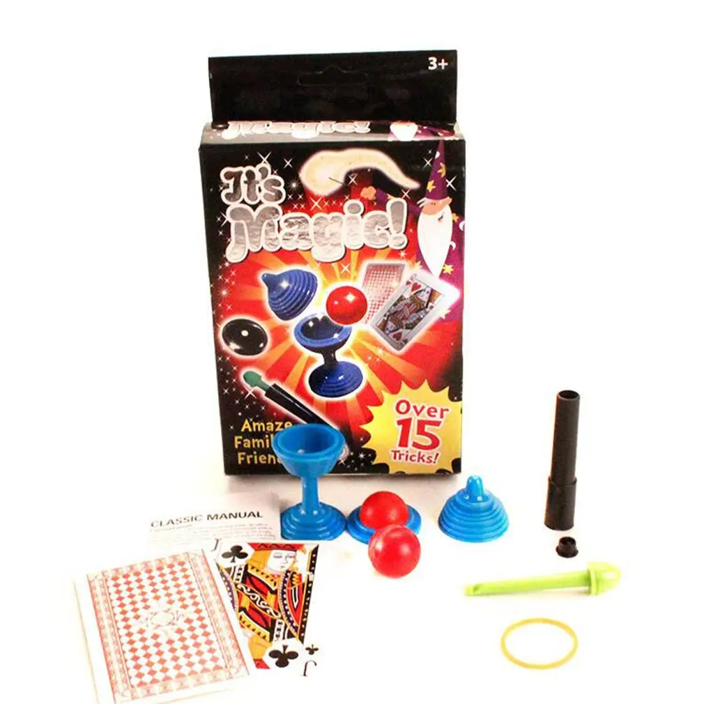 Hanky Panky младший Magic набор для детей классический Исчезающие мяч фокусы игрушки для детей комплект DVD Игрушки для мальчиков магический реквизит