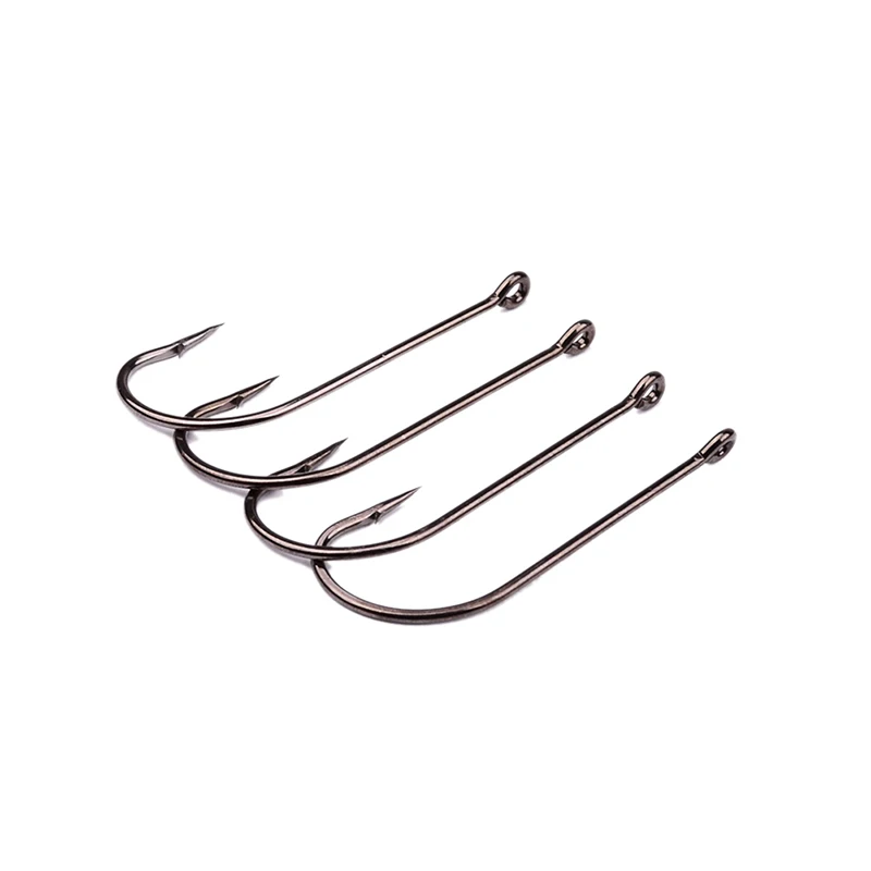 

50pcs/Lot High Carbon Steel Fishing Hooks Jig Big Fish hook High Carbon Steel 1#-8/0# 7 Style Hooks