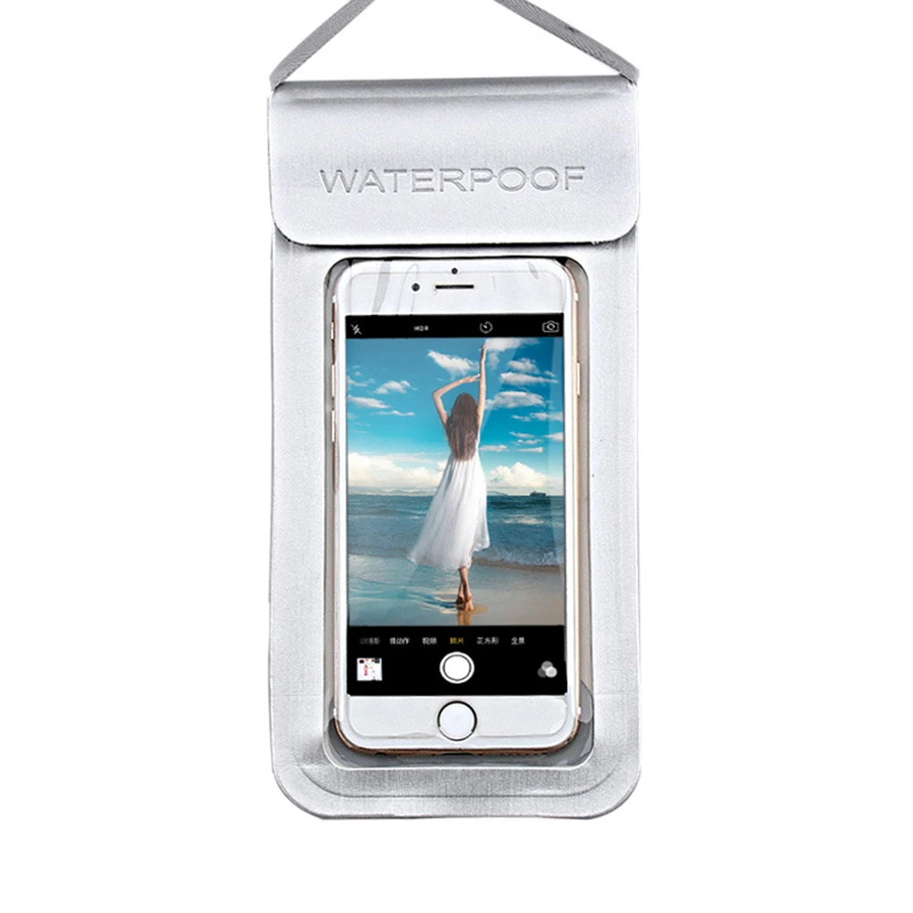 Водонепроницаемый чехол-сумка, универсальный чехол для мобильного телефона 6,4/5,5 дюймов, чехол для плавания, чехол s, сфотографируйте под водой для iPhone X, xiaomi redmi note 7