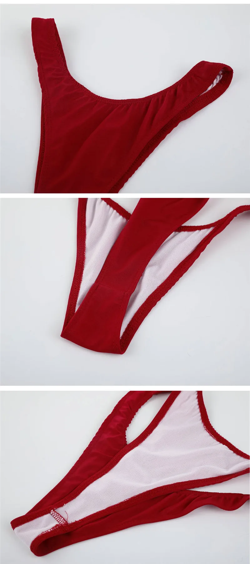 Women Bikini 2018 Sexy Push Up Bikini Set Cross Solid Swimsuit (10)