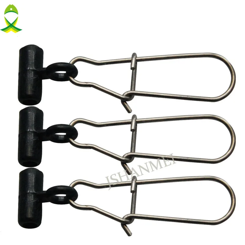 

JSM 200pcs/lot Interlock Zip Slider High-strength Sinker Slides with Nice Snap Black Sinker Slider for Fishing Line