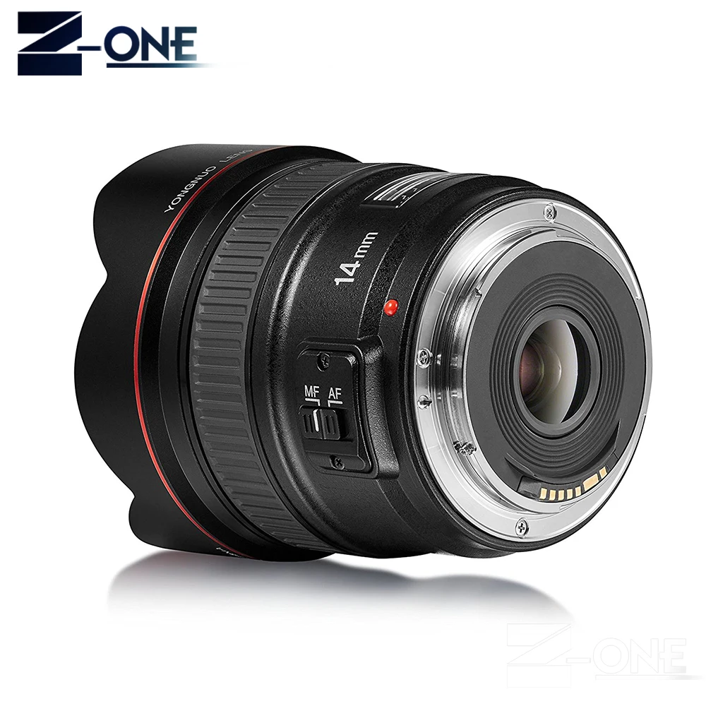 YONGNUO 14 мм ультра-широкоугольный объектив YN14mm F2.8N Авто фокус металлическое Крепление для камер Nikon DSLR