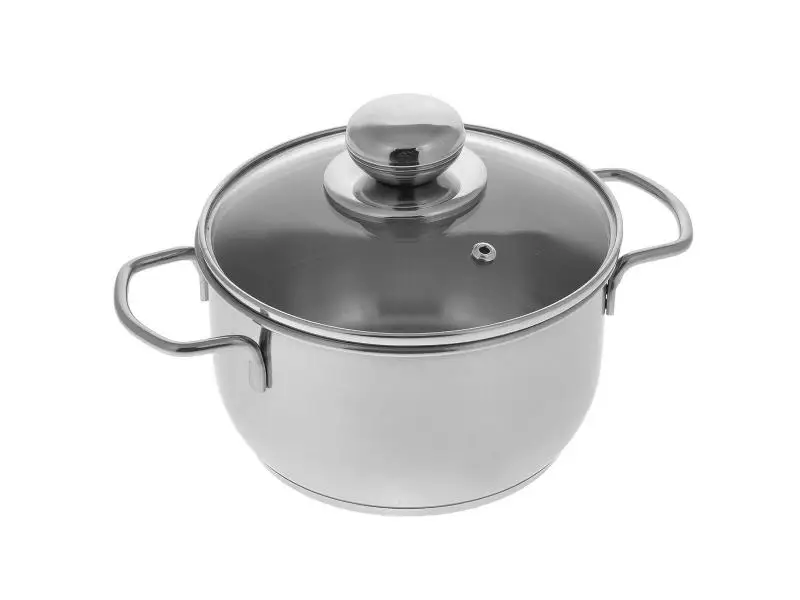 Кастрюля АМЕТ, Классика-Прима, 1,5 л, со стеклянной крышкой