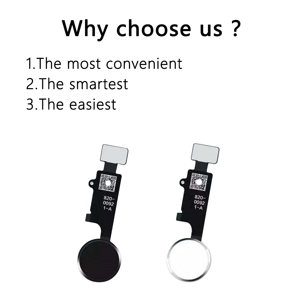 10pcs 3rd Generation Universal Home Button For iPhone 7 7 plus 8 8 plus flex cable 3