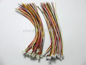 

50 Pair Micro JST 1.25 4-Pin Male and Female Connector plug with Wires Cables