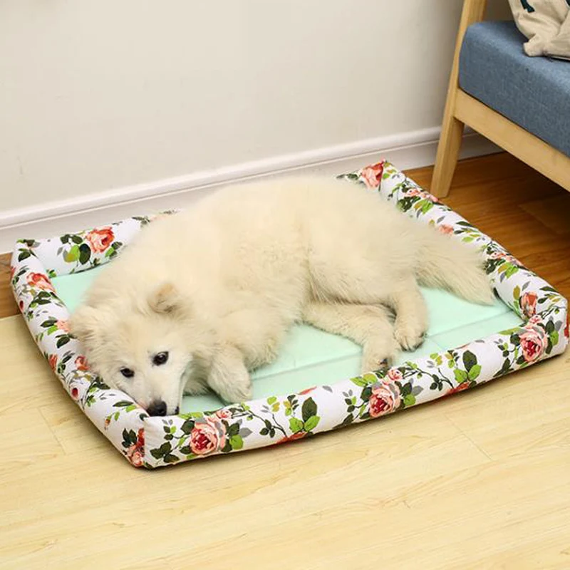 Летние ПЭТ кровати Cool Dog Одеяло Pet Cat House коврик собак охлаждения площадку летом собака кровать для маленький средний большой собаки