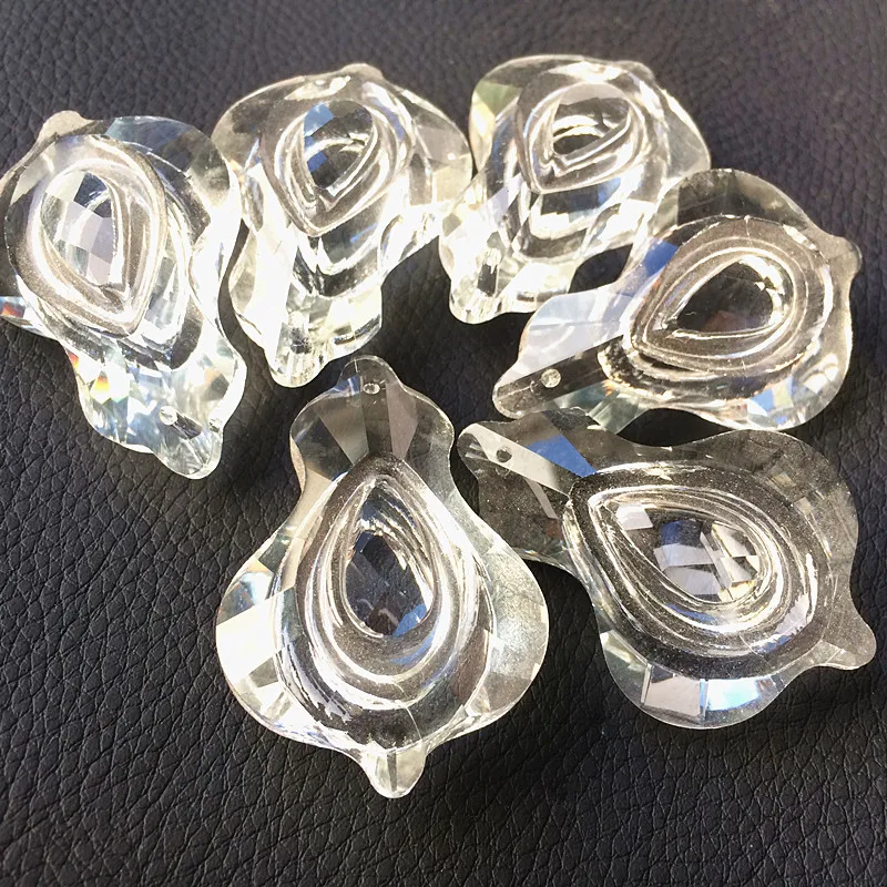 Цена, 20 шт 38 мм прозрачный кристалл diy подвесные свадебные украшения, домашняя Подвеска для вечеринок украшения